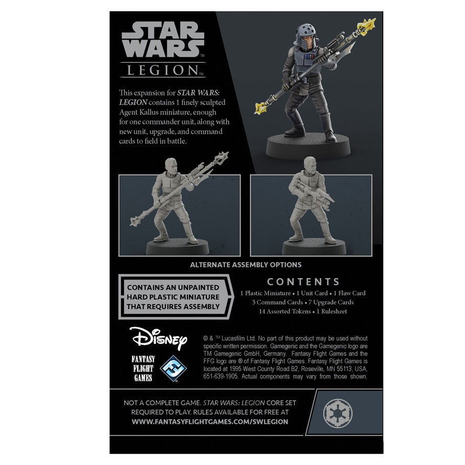 Star Wars : Legion - Agent Kallus Commander Expansion